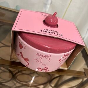 Juicy Couture Cherry Hearts and Bows Trinket Jar